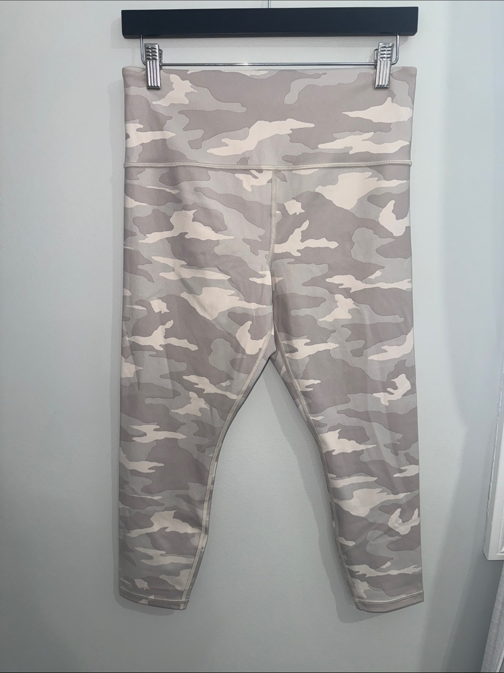 Athleta Neutral Camo High-Rise Leggings in Taupe & Cream